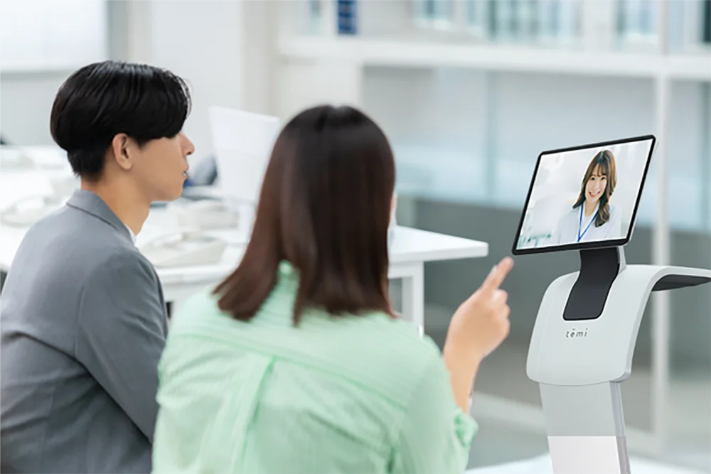 temi 遠隔接客デモ